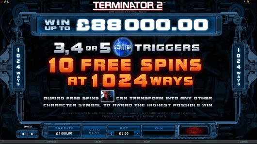 Terminator 2 - Neues Automatenspiel
