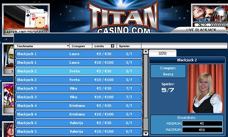 Titan Casino Test