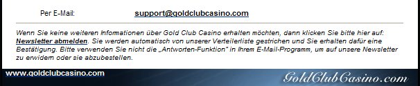 Gold Club Casino Bonus Aktionen