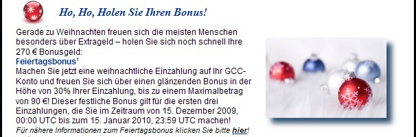 Gold Club Casino Bonus Aktionen