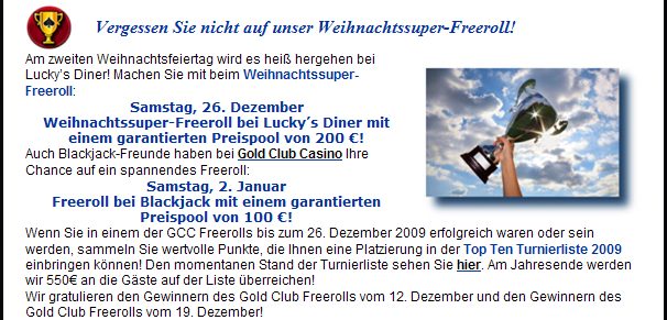 Gold Club Casino Bonus Aktionen