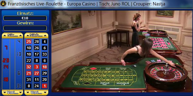 Europa Casino Live Test