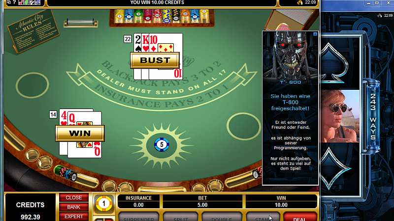 Terminator2 Slot Microgaming Testergebnisse