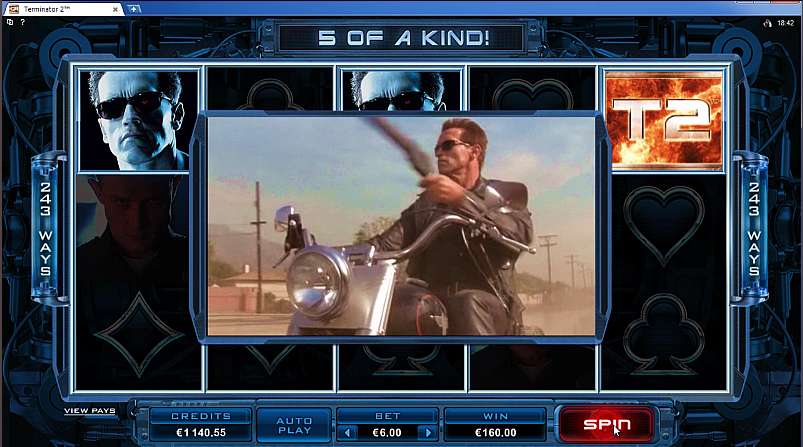 Terminator2 Slot Microgaming Testergebnisse