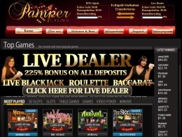 Pamper Live Casino Test