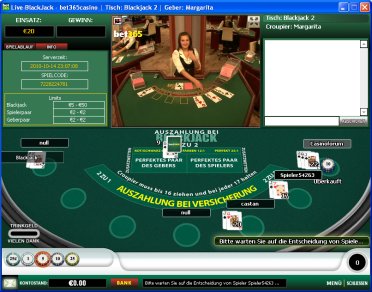 bet365 Live Casino Test