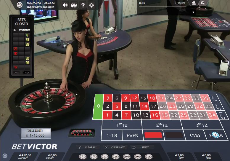 BetVictor Live Casino Test