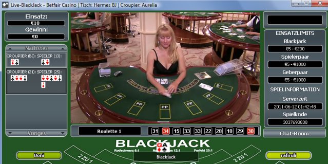 Betfair Live Casino