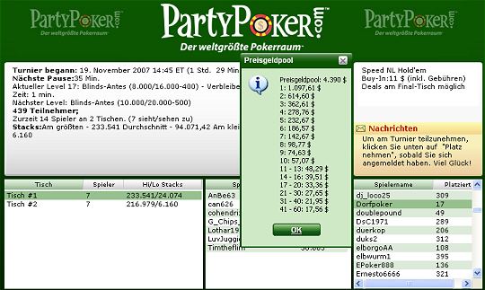 Party Poker und Party Casino