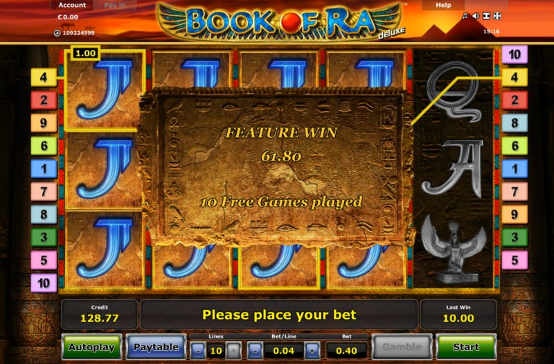 Book of Ra Casinotest - 1000fache Auszahlung beim Freispiel