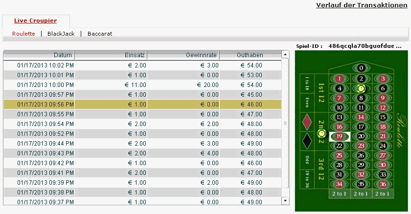 Intercasino Live