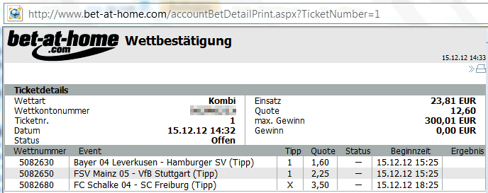 Intertops Wetten-Meisterschaft 2012/2013